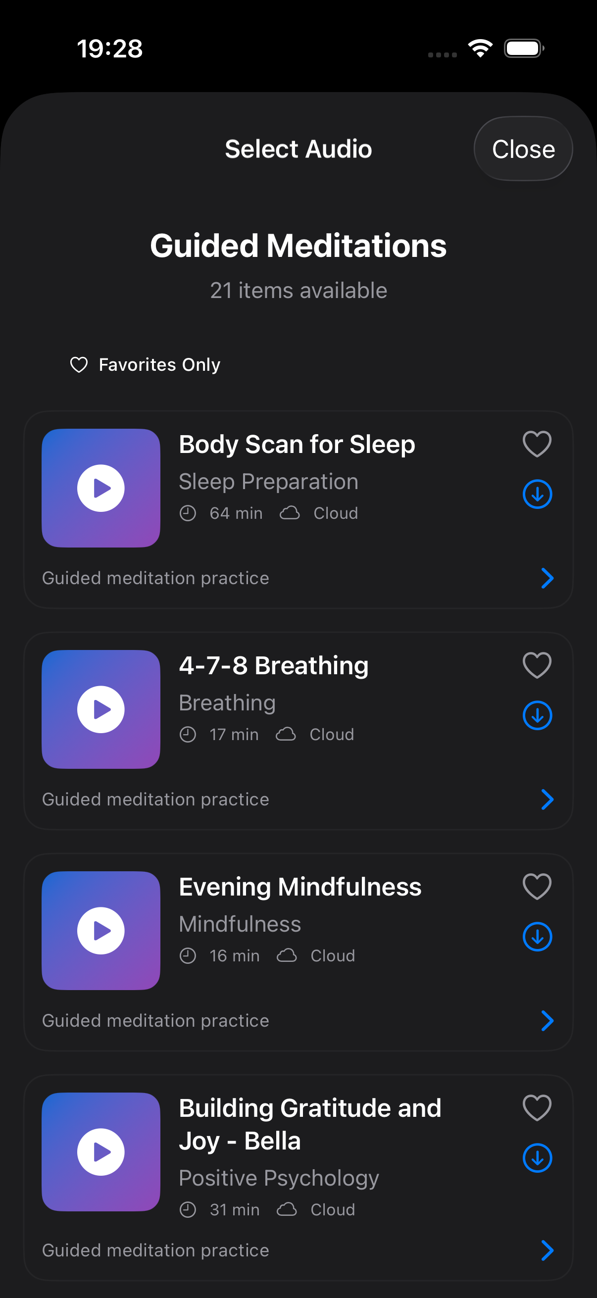 Guided Meditations